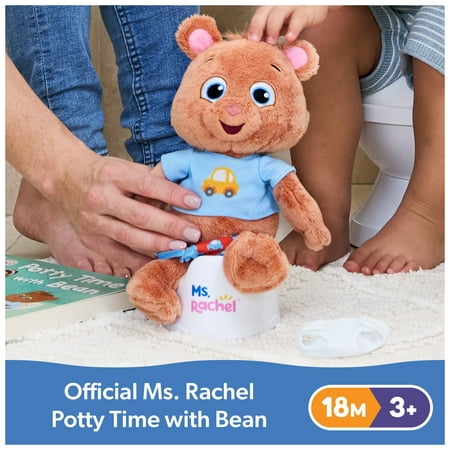 Ms. Rachel Official Potty Time with Bean Doll for 18 Months - 3+ Years