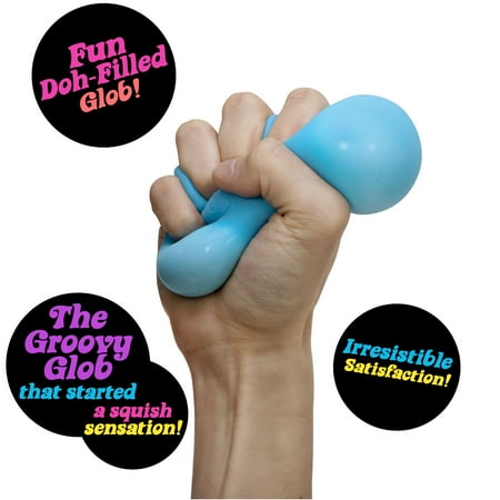 NeeDoh Groovy Glob, Original Squeeze Novelty Toy, Colors Vary, Children Ages 3+