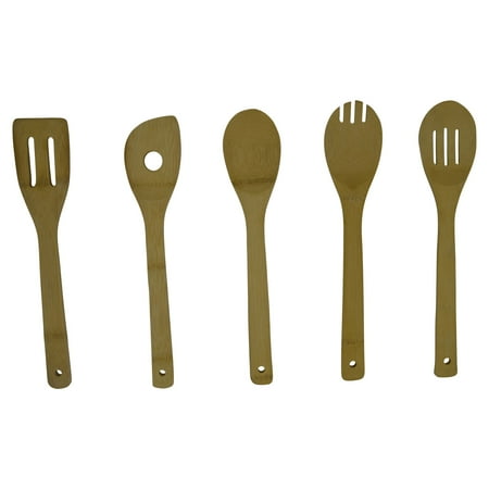 Imusa 5 Piece Bamboo Kitchen Tools