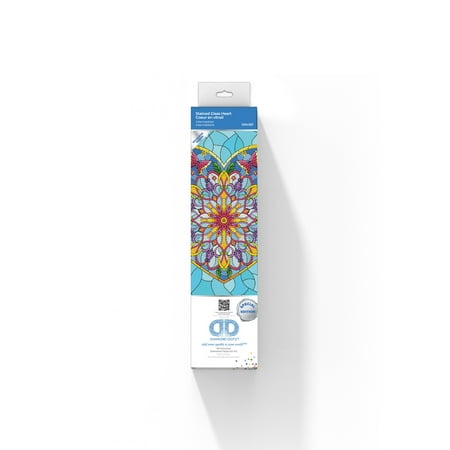 DIAMOND DOTZ? Stained Glass Heart Special Edition Diamond Painting Kit