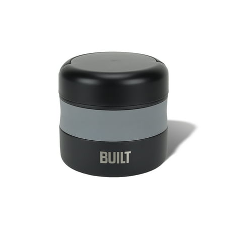 BUILT 12oz Wide Mouth Insulated Food Jar in Black