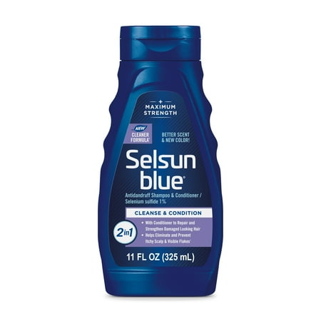 Selsun Blue 2-in-1 Antidandruff Shampoo & Conditioner, 11 fl. oz.