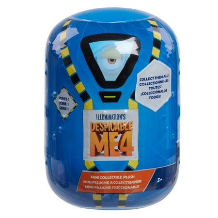 Illumination Minions Despicable Me 4 Mini Stylized Capsule Plush, Kids Toys for Ages 3 up