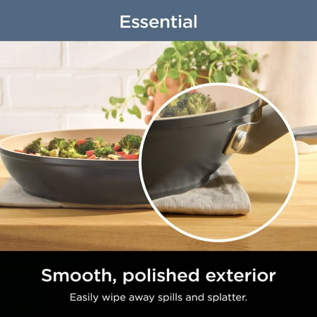 Ninja Extended Life Essential Ceramic 12-Piece Cookware Set, PFOA/PFAS Free, CW89012