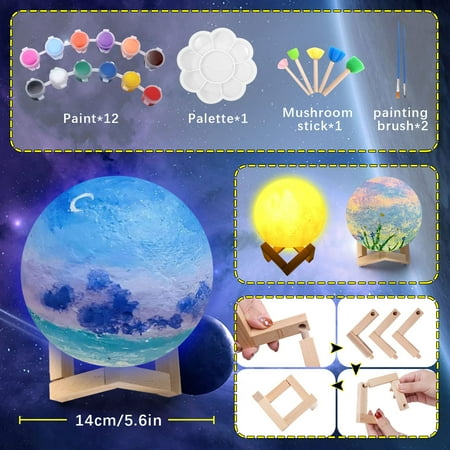 Dikence Girls Toys Age 5 6 7 Gifts for 10 11 Year Olds Girls Art and Crafts for Kids Age 8 9 10 Toys for 6 Year Old Boys Craft Kits for Kids Gift for 4 Year Old Girl Birthday Presents Kids Paint Set