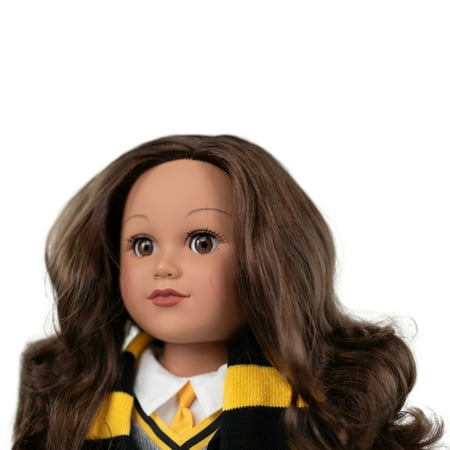 My Life As Harry Potter Hufflepuff Posable 18-inch Doll, Brunette Hair, Brown Eyes