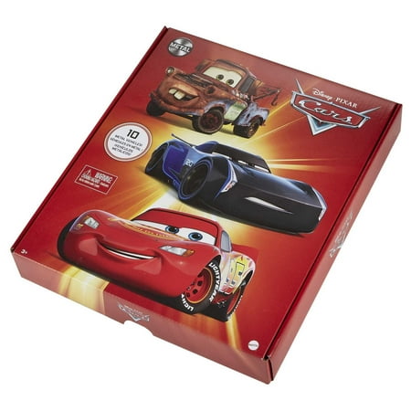 Disney Pixar Cars Die-Cast Vehicle 10-Pack, Collectible Set of 1:55 Scale Toy Cars