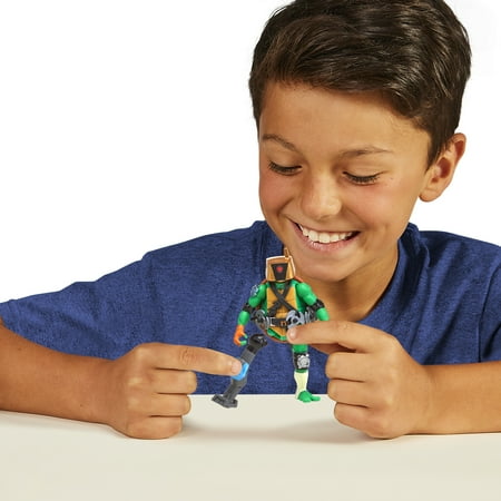 Tales of Teenage Mutant Ninja Turtles: Mutations Mix and Match 4.5" Michelangelo Basic Action Figure Assortment by Playmates Toys