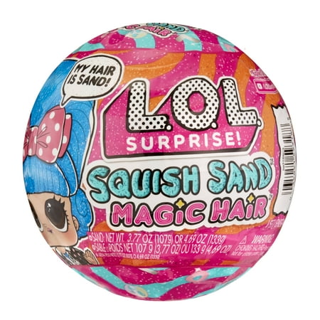LOL. Surprise! Squish Sand Magic Hair Tots- with Collectible Doll, Squish Sand Dolls, Surprises, Limited Edition Doll- Great gift for Girls age 3+