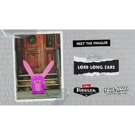 Fuggler New Fuggs on the Block 9 inch (Lord Long Ears), Funny Ugly Monster Soft Plush Toy by ZURU