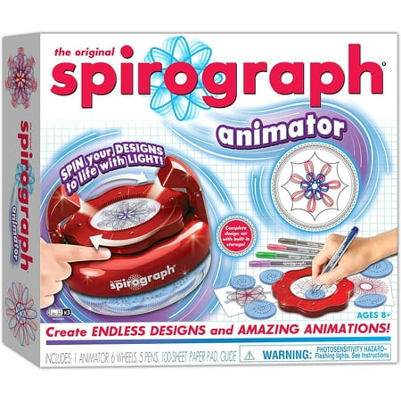 Spirograph Animator -- Create Amazing 3D Designs with Lights and Spinning Action