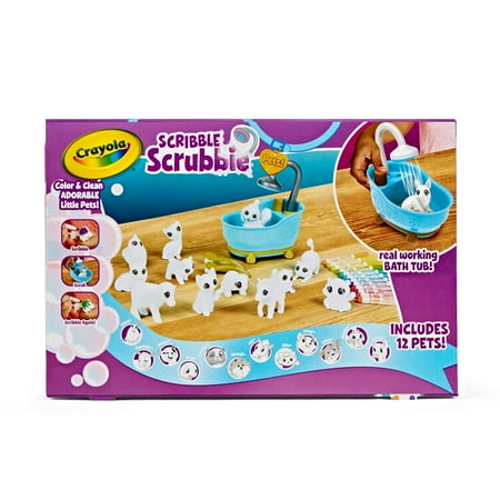 Crayola Scribble Scrubbie Pets Mega Set 2.0, Color & Wash Toys for Kids, Arts and Crafts, Kids Gifts, Ages 3+