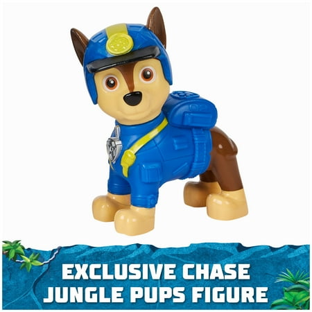 PAW Patrol Jungle Pups, Chase Tiger Vehicle with Figure, Toys for Kids Ages 3 and Up