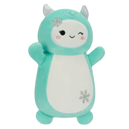Squishmallows Official Plush 10 inch Teal Yeti Hugmee - Childs Ultra Soft Stuffed Toy