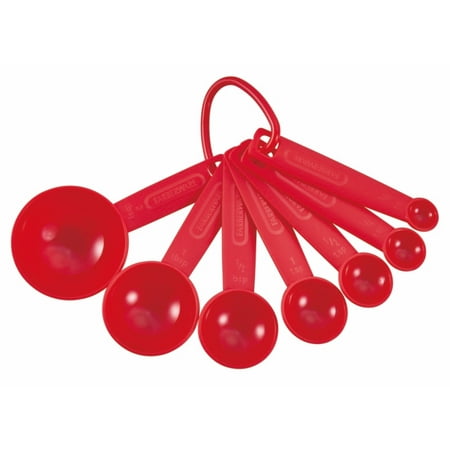 Farberware Pro 23 Piece Plastic Baking Set with Mixing Bowls, Red