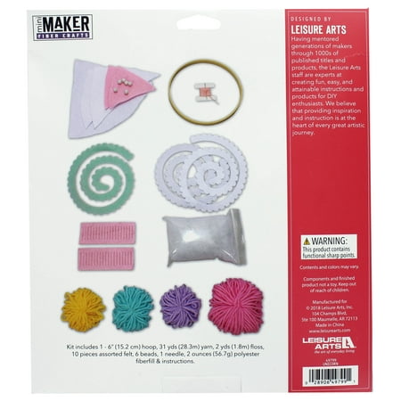 Leisure Arts Dreamcatcher Unicorn Crafting Kit