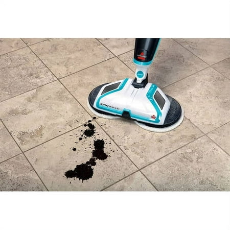 BISSELL Spinwave Hard Floor Powered Mop and Clean and Polish, 2039W, 1 Unit
