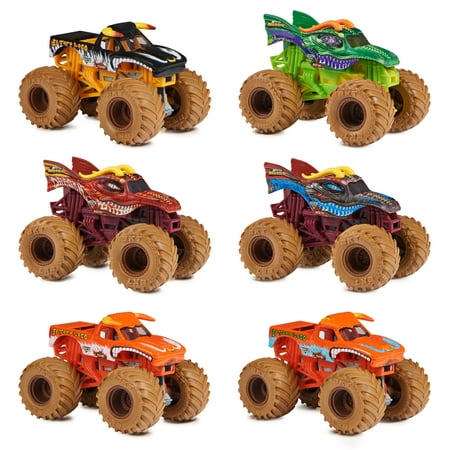 Monster Jam, Mystery Mudders, Official Die-Cast Monster Truck, Wash to Reveal, 1:64 Scale (Styles Will Vary)