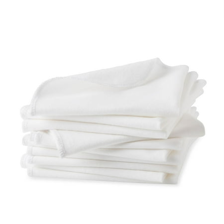 Mainstays Solid Dish Cloth, White, 12"W x 12"L, 10 Piece, White
