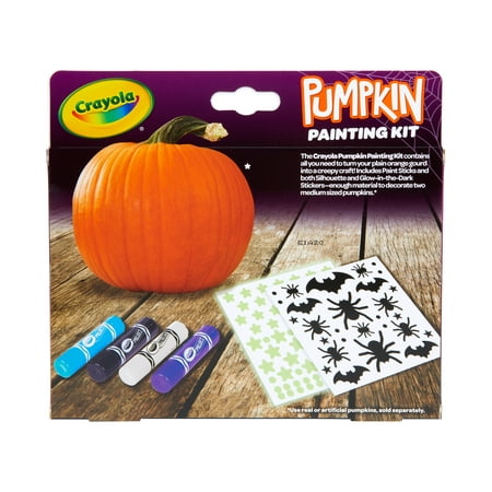 Crayola Halloween Pumpkin Washable Paint Craft Kit, Halloween Craft for Boys & Girls