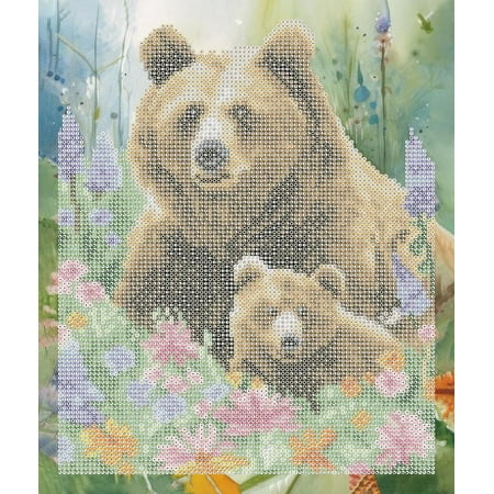 DIAMOND DOTZ? Mother and Cub Special Edition Diamond Painting Kit