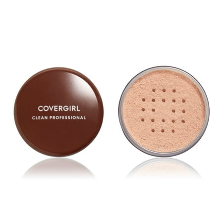 COVERGIRL Clean Professional Loose Powder, 110 Translucent Light, Clear