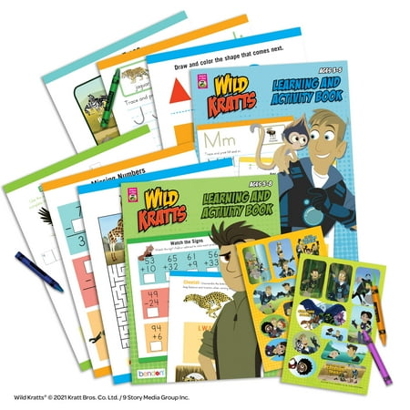 PBS Kids Wild Kratts Learn at Home Educational Kit, Child Product, Bendon