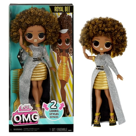 LOL Surprise OMG Royal Bee Fashion Doll with Fashions and Accessories, Ages 4+