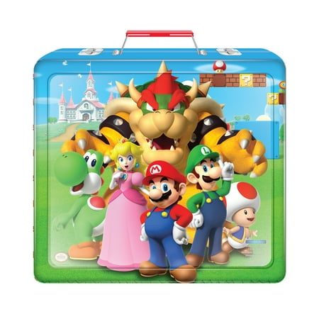 Nintendo Super Mario Deluxe Activity Art Set with Metal Carrying Case, for Boys and Girls, 500+ Pieces