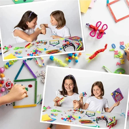 Arts and Crafts Supplies for Kids All in One DIY Crafting School Kindergarten