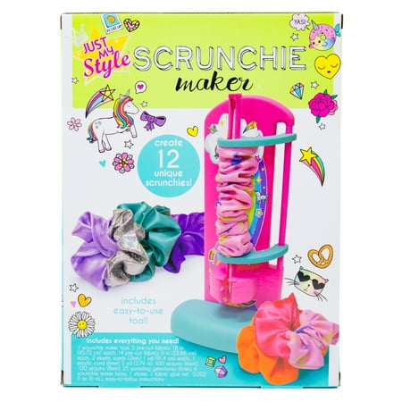 Just My Style D.I.Y. Scrunchie Maker Craft Kit, Boys and Girls, Child, Ages 6+, 1