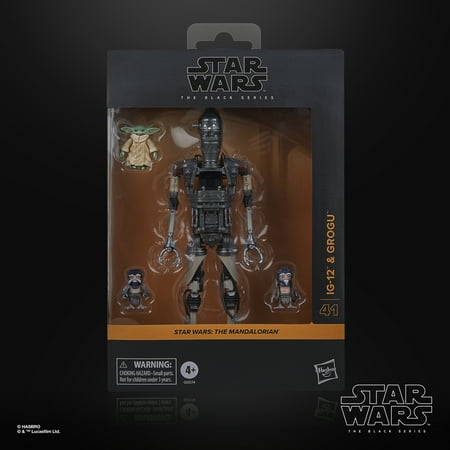 Star Wars the Black Series IG-12 & Grogu Collectible Action Figure (6?) 2-Pack