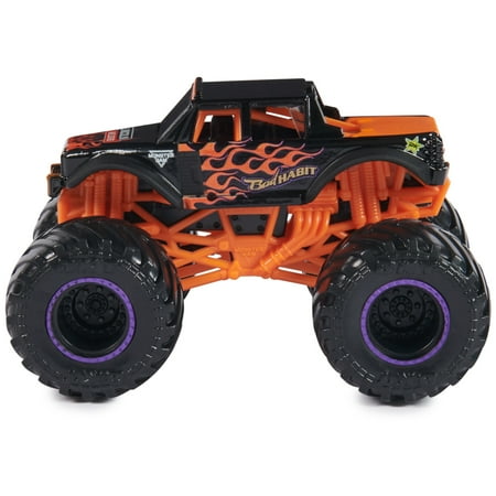 Monster Jam Bad Habit - 1:64 Scale Monster Trucks, Girl and Boy Toys