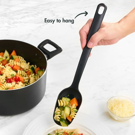 Mainstays 36 Piece Kitchen Gadget Set with Kitchen Cooking Utensils, and Drawer Organizer, Black