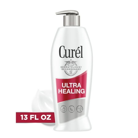 Cur?l Ultra Healing Intensive Fragrance-Free Lotion, Extra-Dry Skin, Sensitive Skin, 13 oz, 13