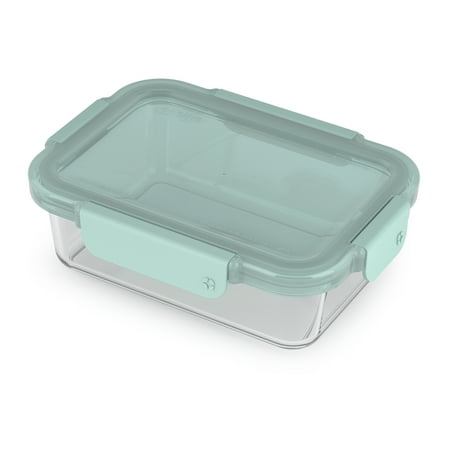 Ello 3.4 Cup Duraglass Glass Containers and Plastic Locking Lids, Set of 2