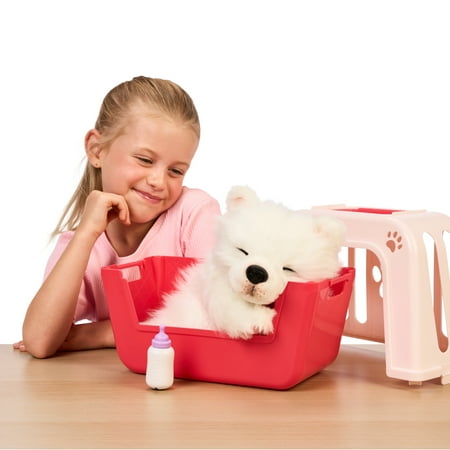 Little Live Pets My Really Real Puppy Luna The Samoyed, Interactive Toy Puppy, 60+ Sounds and Reactions, Ages 4+