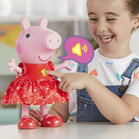 Peppa Pig Toys Peppa?s Muddy Puddles Party Doll, Musical Toys for Girls and Boys Ages 3+