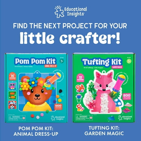 Educational Insights Jumbo Gem Craft Kit, Craft Supplies, Arts & Crafts Toys for Kids Ages 5+