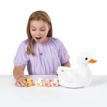 Pets Alive Mama Duck & Baby Surprise, Nurturing Play Surprise Hatching Interactive Girls Toy by ZURU