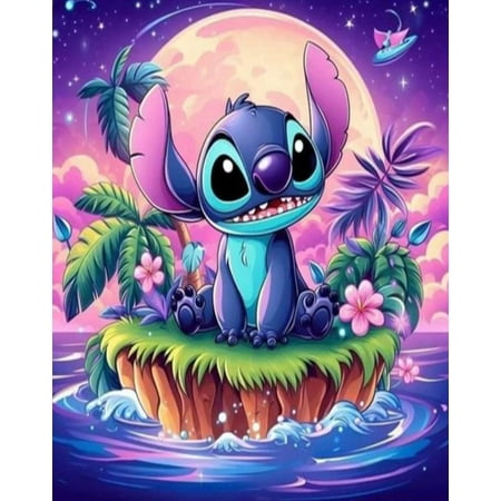 JMDOJYZ Stitch Cartoon Diamond Painting Art Kit