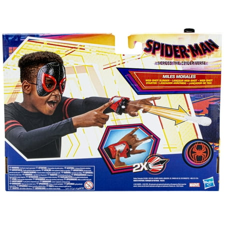 Marvel: Across the Spider Verse Miles Morales Mask and Blaster Kids Toy for Boys and Girls Ages 5 and Up