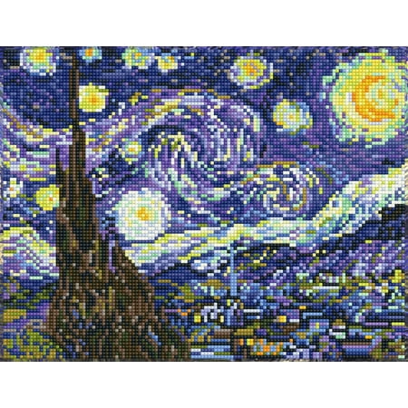 DIAMOND DOTZ? Starry Night (Apr?s Van Gogh) Special Edition Diamond Painting Kit