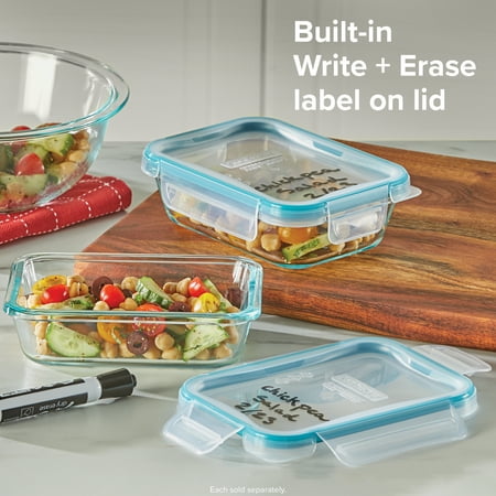 Snapware 2-Cup Total Solution Rectangle Food Storage Container, Glass