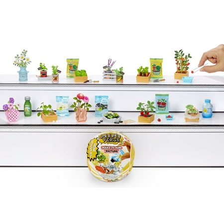 MGA's Miniverse - Make It Mini Nature Series 2 Mini Collectibles, Blind Pack, Resin, Plants, Replica Animals, Mini Flowers, Botanicals, Ages 8+