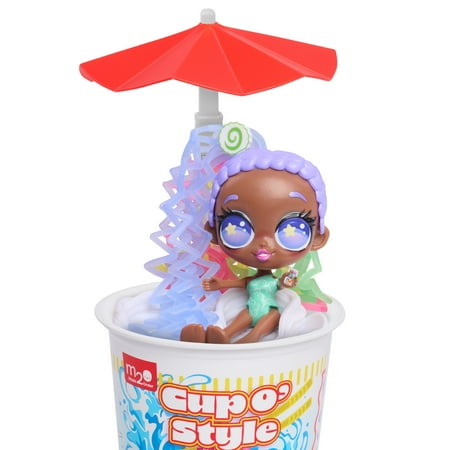 Made 2 Order Cup O? Style Collectible 4-inch Small Doll and Accessories, 10-pieces, Styles May Vary, Kids Toys for Ages 3 up
