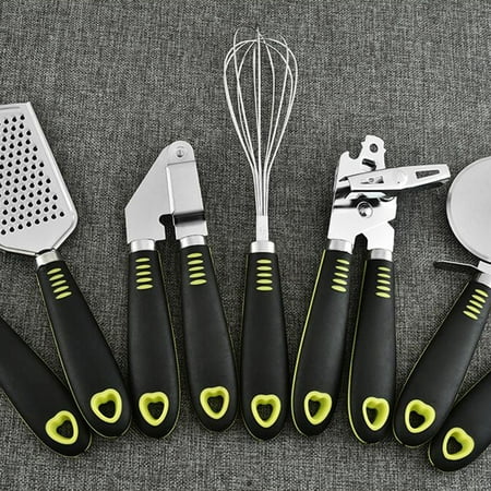 landege 7pcs Kitchen Utensils Set Stainless Steel Kitchen Gadgets Non-Stick Cooking Tools