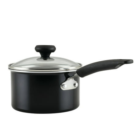 Farberware Easy Clean 14 Piece Nonstick Aluminum Cookware Pot and Pan Set, Black