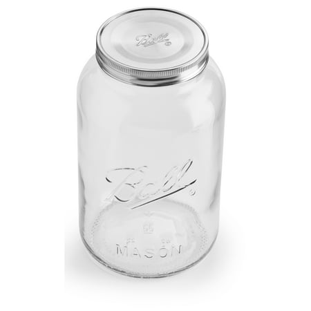 Ball Decorative Mason Jar with One Piece Stainless Steel Lid, gal. (128oz.), 1