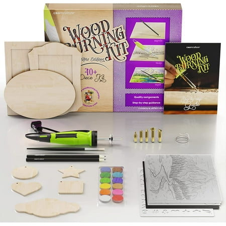 Beginners Wood Burning Kit for Kids and Teenage Boys & Girls - Cool Gifts for Boy or Girl Craft Projects. Best Gift Idea for Older Children. Teen Woodburning DIY Hobby Kits. Art Crafts Activities Toys
